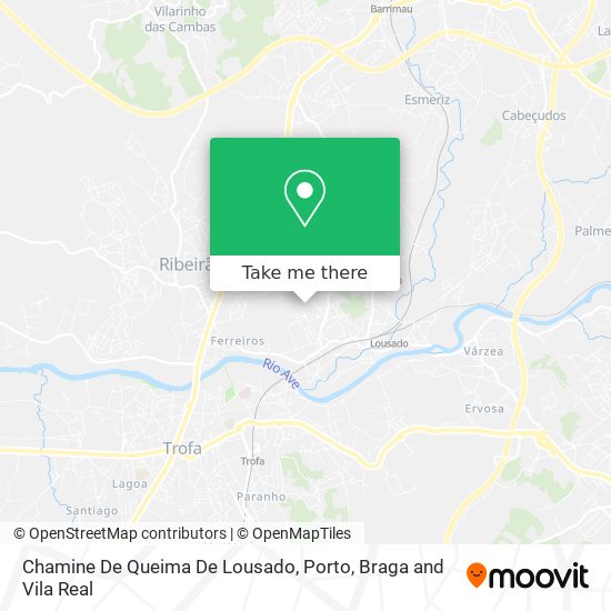 Chamine De Queima De Lousado mapa