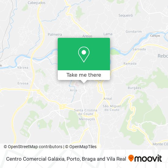 Centro Comercial Galáxia map