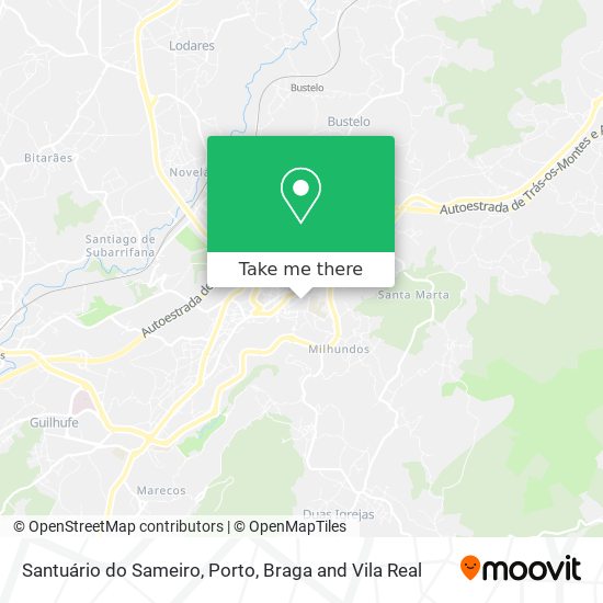 Santuário do Sameiro map