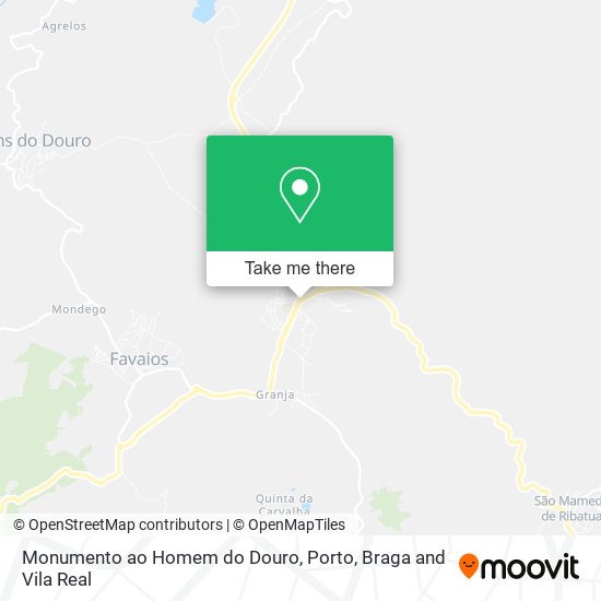 Monumento ao Homem do Douro map