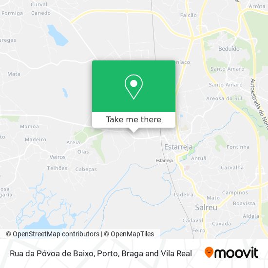 Rua da Póvoa de Baixo map