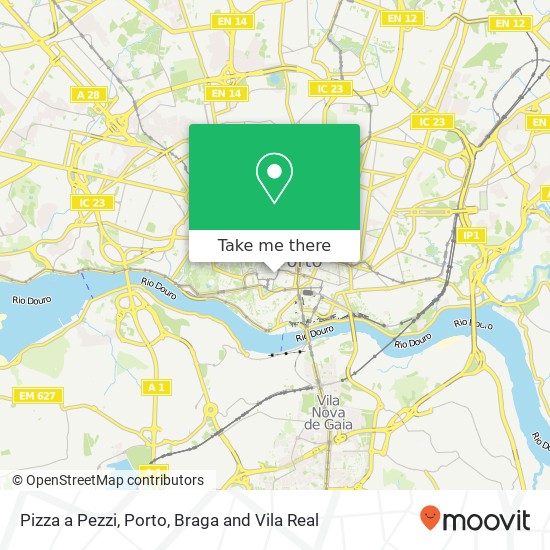 Pizza a Pezzi map