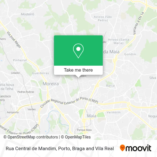 Rua Central de Mandim map