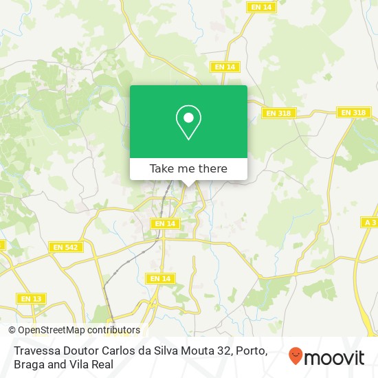Travessa Doutor Carlos da Silva Mouta 32 mapa