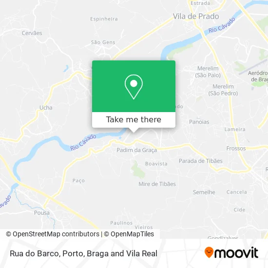 Rua do Barco map