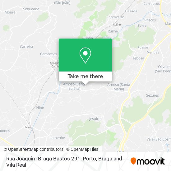 Rua Joaquim Braga Bastos 291 map