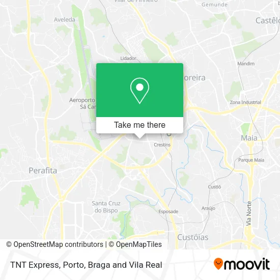 TNT Express map
