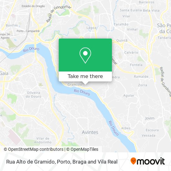 Rua Alto de Gramido map