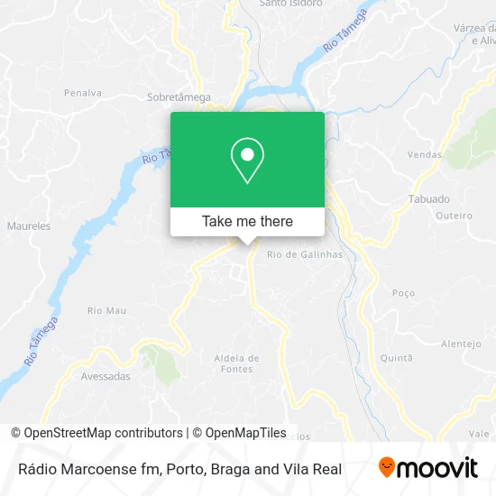 Rádio Marcoense fm map