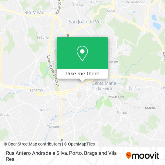 Rua Antero Andrade e Silva map