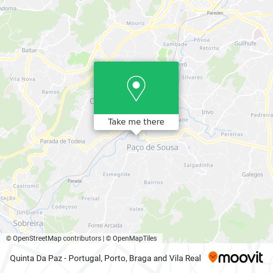 Quinta Da Paz - Portugal map