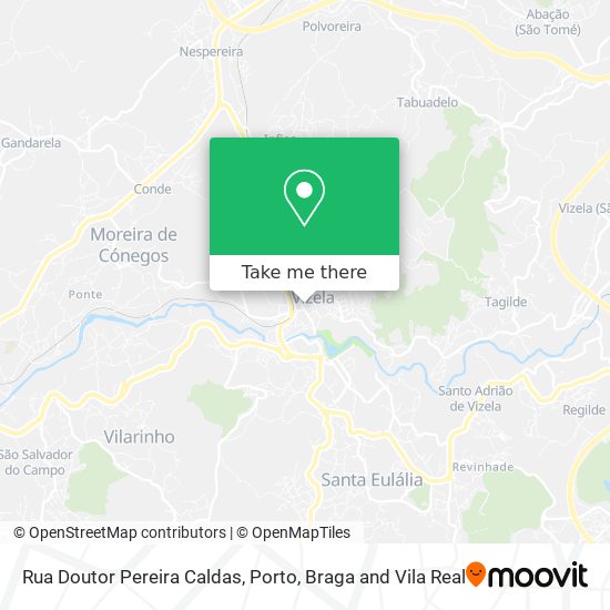 Rua Doutor Pereira Caldas map