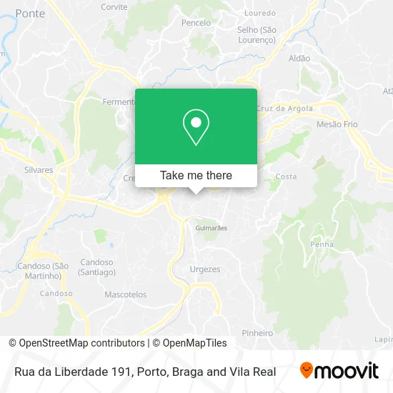 Rua da Liberdade 191 map