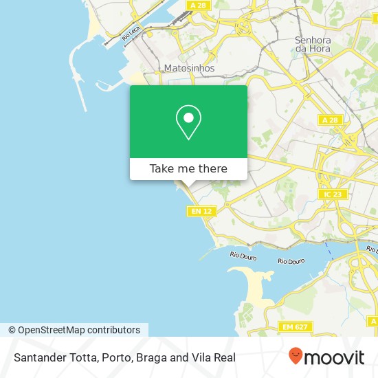 Santander Totta map