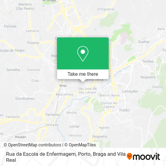 Rua da Escola de Enfermagem map