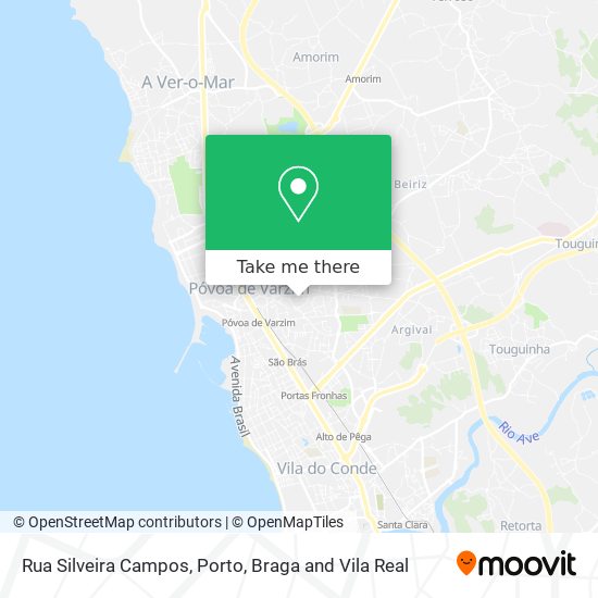 Rua Silveira Campos mapa