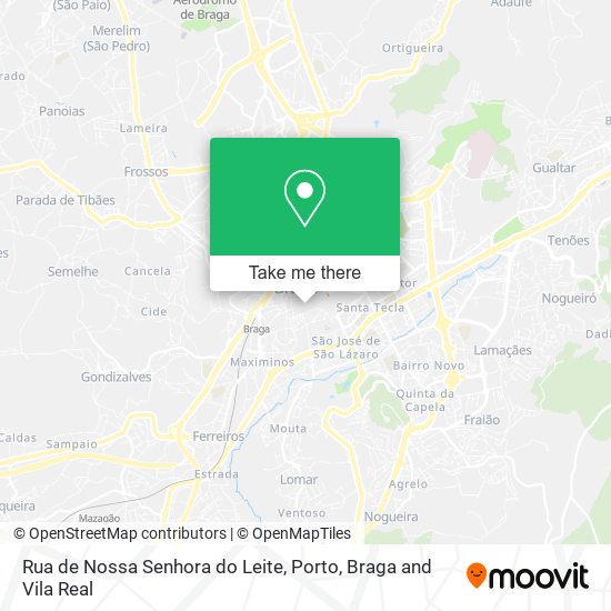 Rua de Nossa Senhora do Leite map