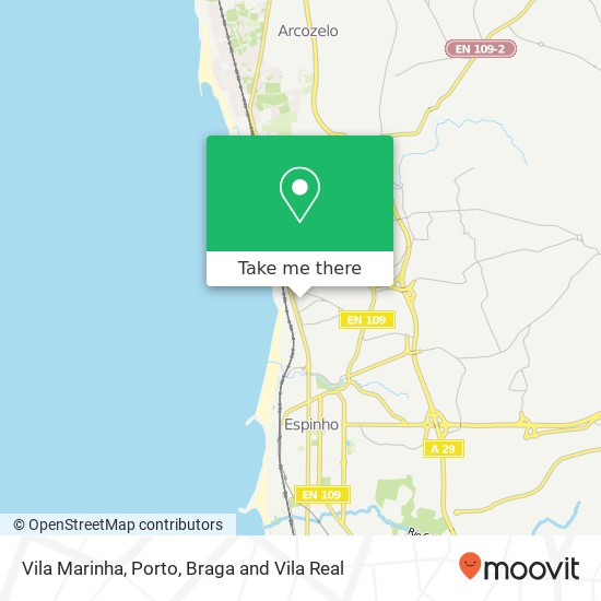 Vila Marinha map