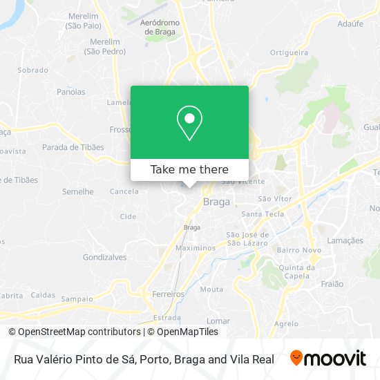 Rua Valério Pinto de Sá mapa
