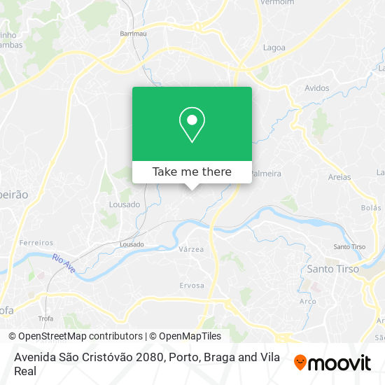 Avenida São Cristóvão 2080 map