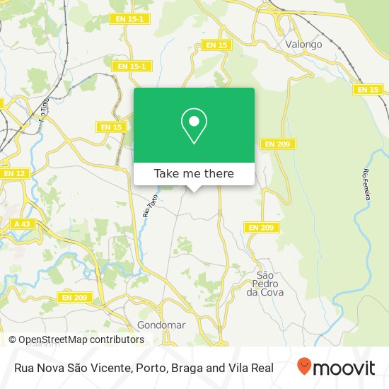 Rua Nova São Vicente map