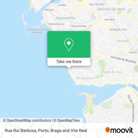 Rua Rui Barbosa map