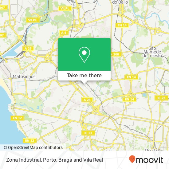 Zona Industrial map