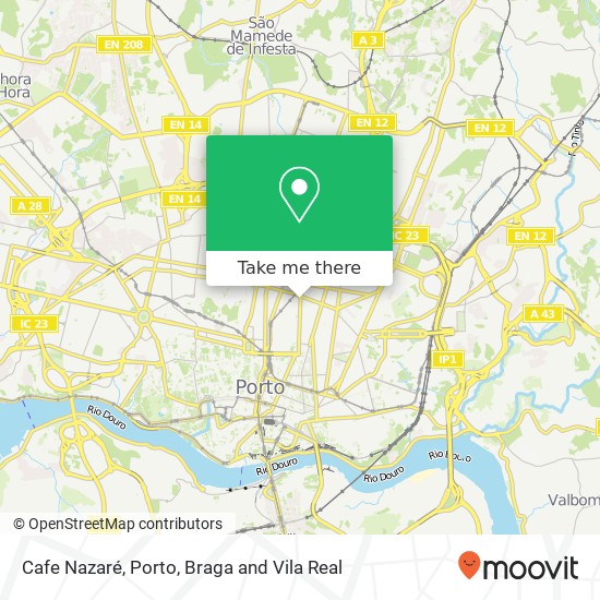 Cafe Nazaré map
