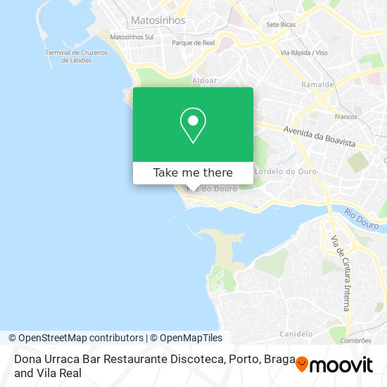 Dona Urraca Bar Restaurante Discoteca map