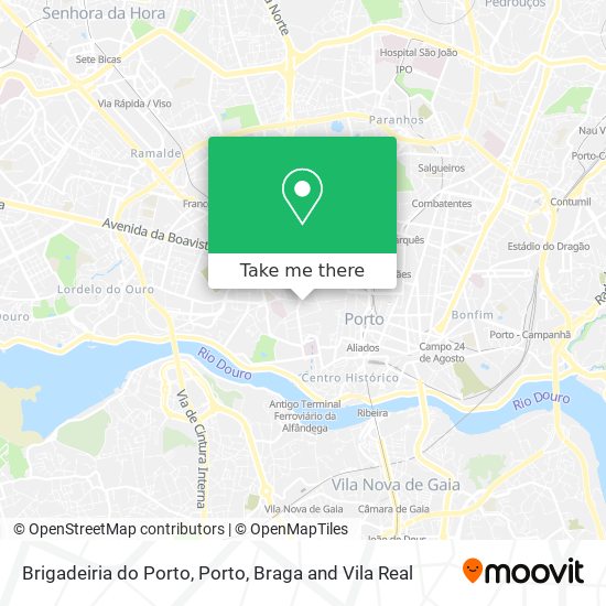 Brigadeiria do Porto map