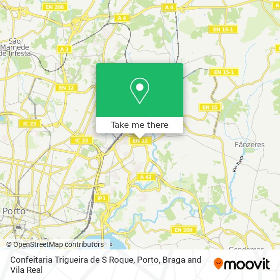 Confeitaria Trigueira de S Roque map