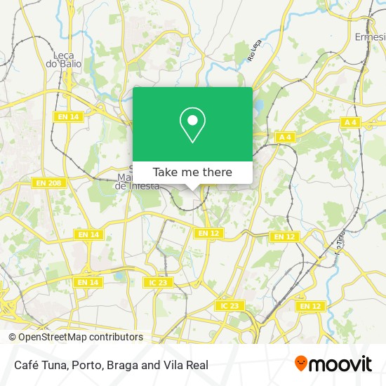 Café Tuna map