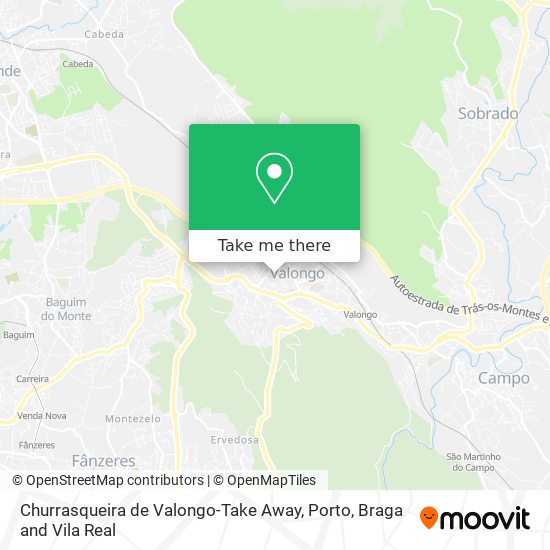 Churrasqueira de Valongo-Take Away map