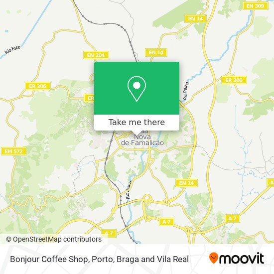 Bonjour Coffee Shop map