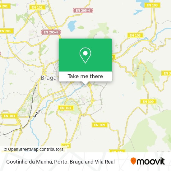 Gostinho da Manhã map