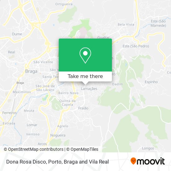 Dona Rosa Disco map