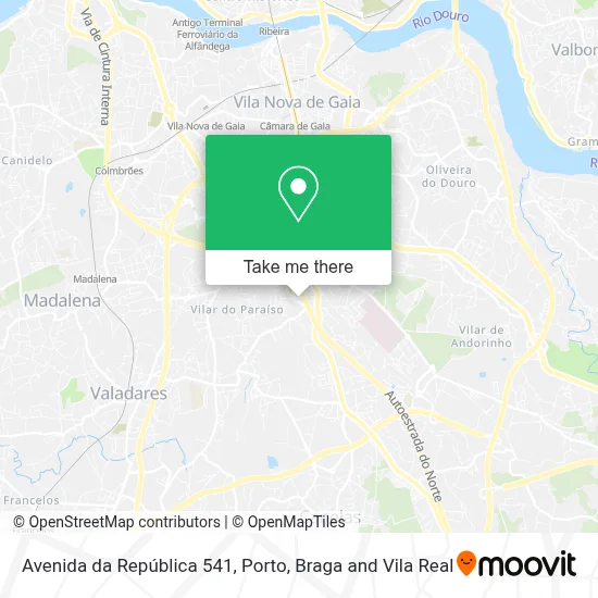 Avenida da República 541 map