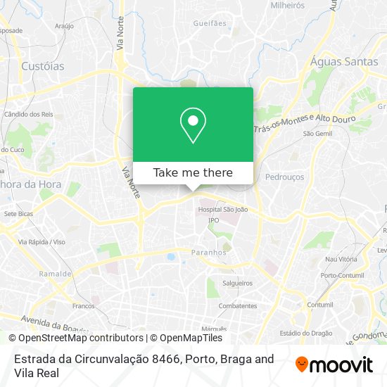 Estrada da Circunvalação 8466 map