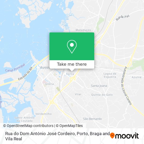 Rua do Dom António José Cordeiro map