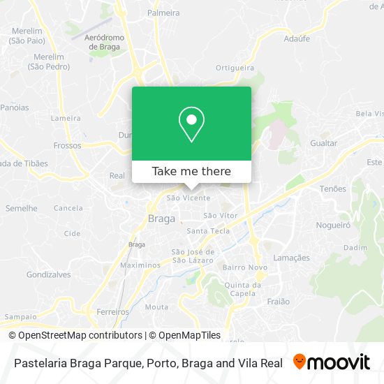 Pastelaria Braga Parque map
