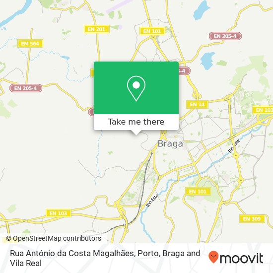 Rua António da Costa Magalhães map