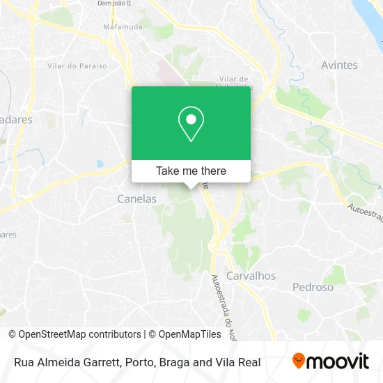 Rua Almeida Garrett map