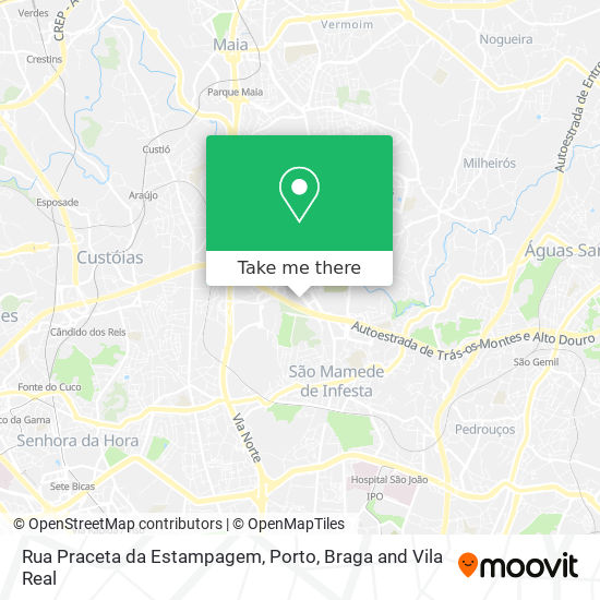 Rua Praceta da Estampagem mapa