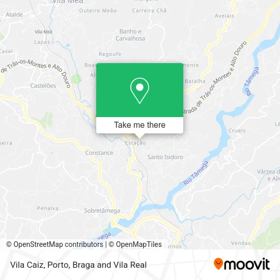 Vila Caiz map