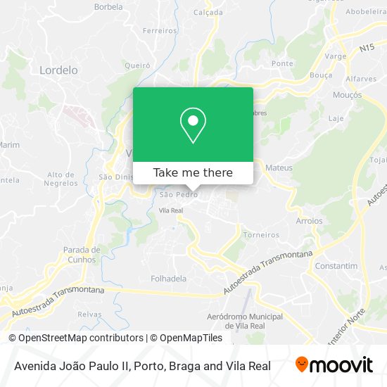 Avenida João Paulo II map
