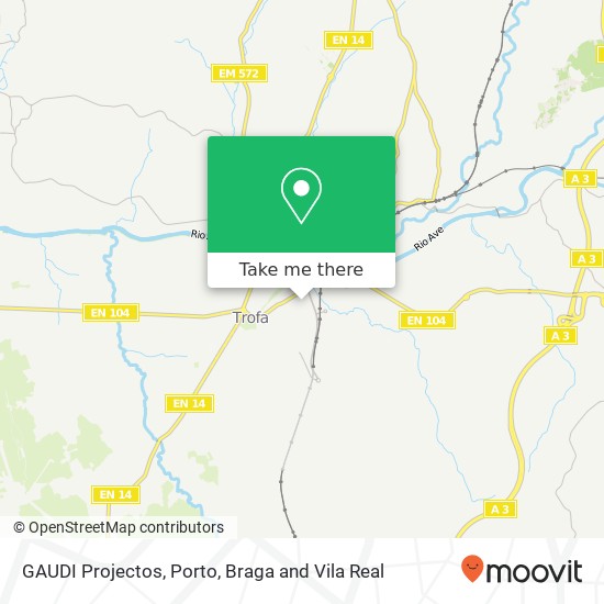 GAUDI Projectos map