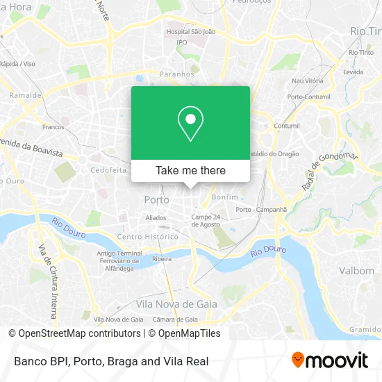 Banco BPI map