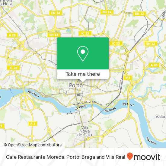 Cafe Restaurante Moreda map