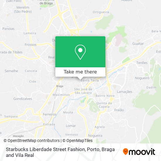 Starbucks Liberdade Street Fashion map