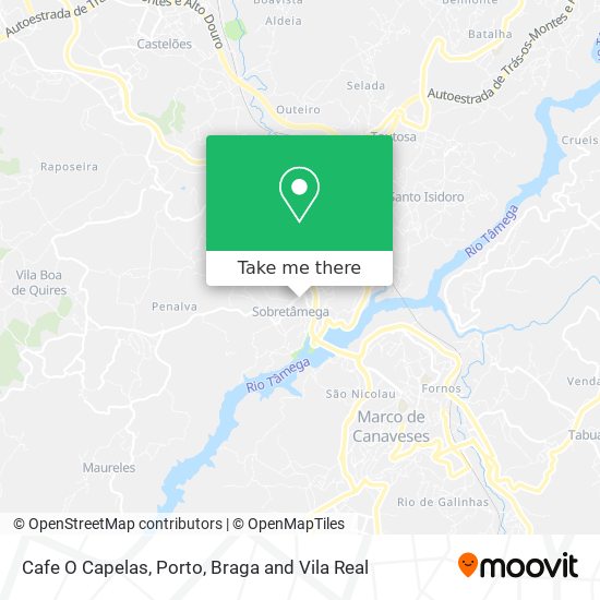 Cafe O Capelas map